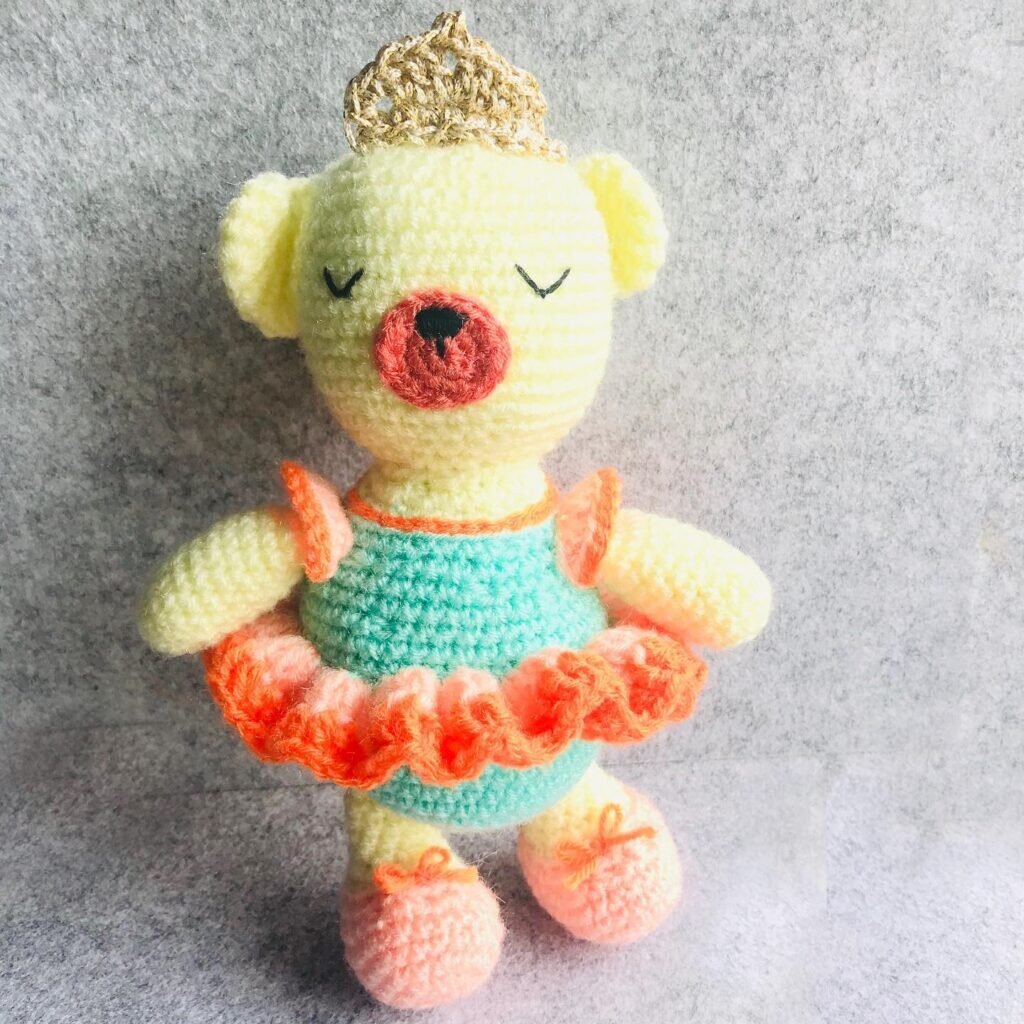 Toy Ballerina Bear Free Pattern 7