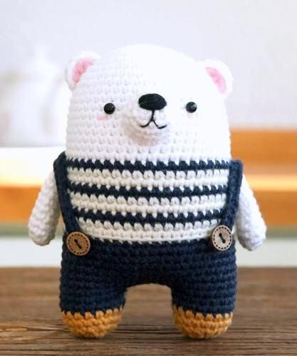 Toy Bear Cub Malcolm Amigurumi Free Pattern 5