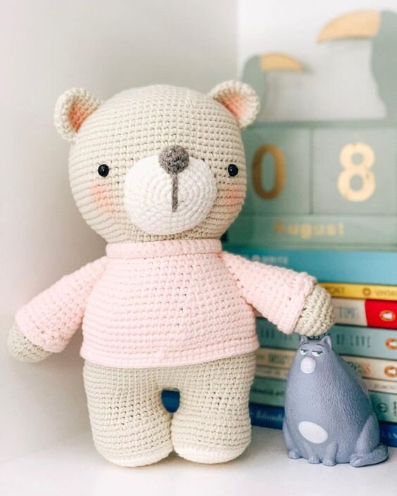 Toy Bear Cub Malcolm Amigurumi Free Pattern 9