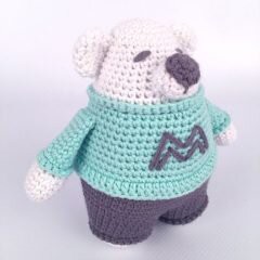 Toy Bear Cub Malcolm Amigurumi Free Pattern