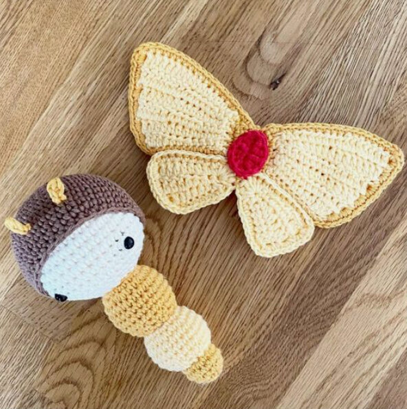 Toy Butterfly Amigurumi Free Pattern 10