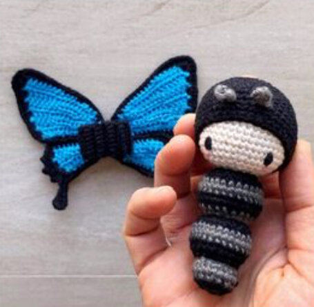 Toy Butterfly Amigurumi Free Pattern 2