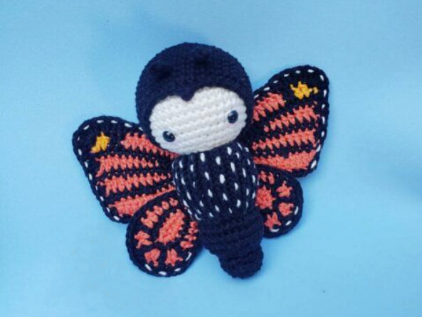 Toy Butterfly Amigurumi Free Pattern 4