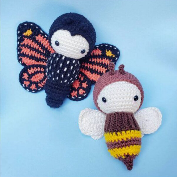 Toy Butterfly Amigurumi Free Pattern 5