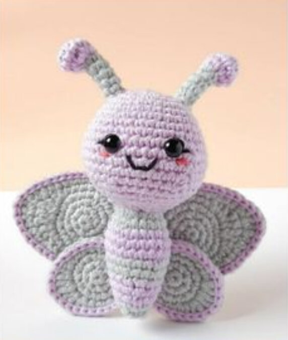 Toy Butterfly Amigurumi Free Pattern 6