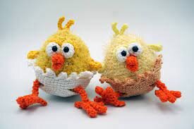 Toy Chick Amigurumi Free Pattern 1