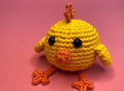 Toy Chick Amigurumi Free Pattern 2