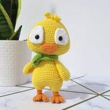 Toy Chick Amigurumi Free Pattern 4