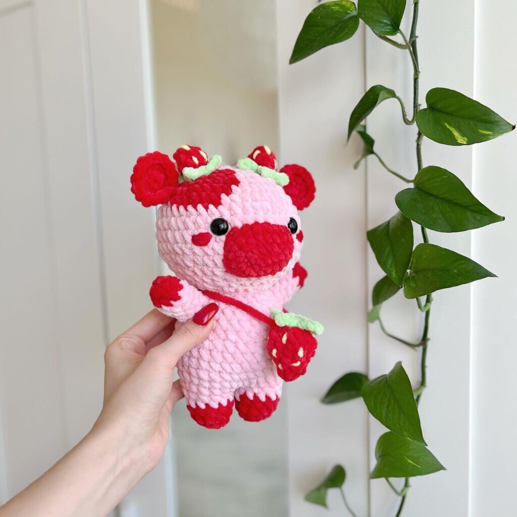 Toy Cow Amigurumi Free Pattern 8