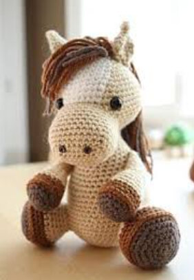 Toy Cute Horse Amigurumi Free Pattern 2