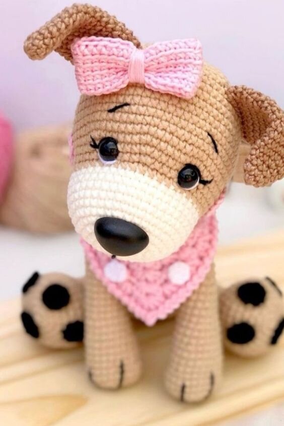 Toy Dog Amigurumi Free Pattern 1