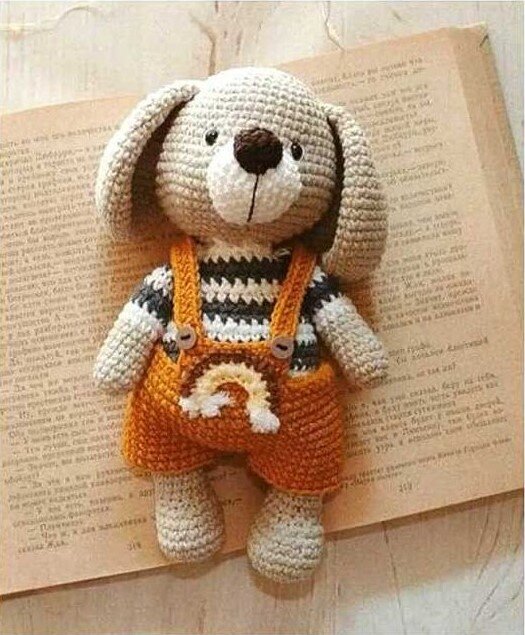 Toy Dog Amigurumi Free Pattern 10