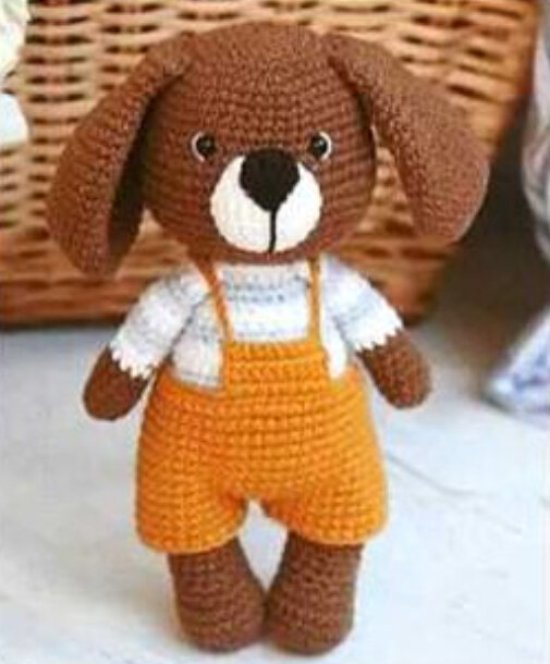 Toy Dog Amigurumi Free Pattern 11