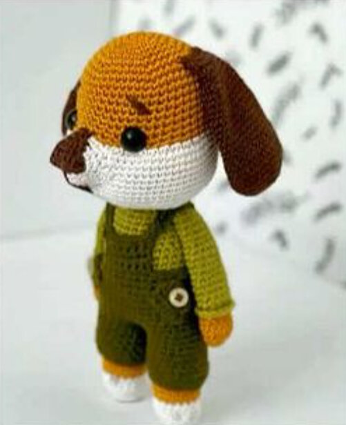 Toy Dog Amigurumi Free Pattern 13