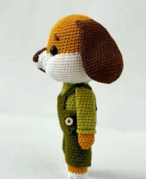 Toy Dog Amigurumi Free Pattern 14