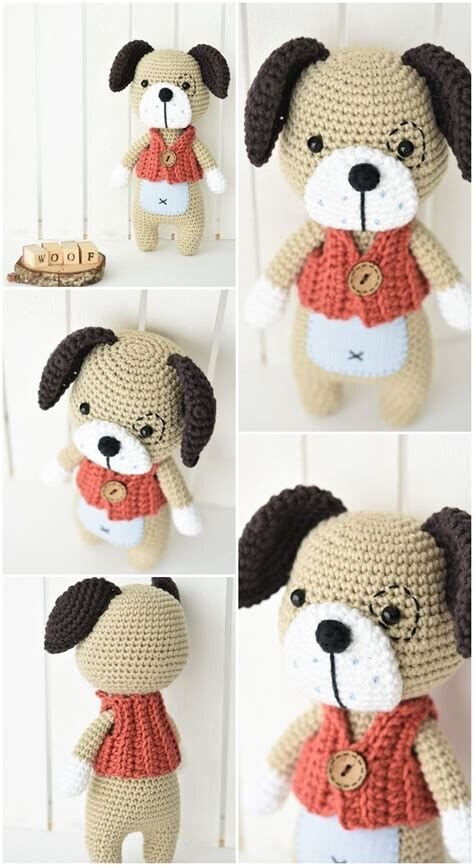 Toy Dog Amigurumi Free Pattern 4