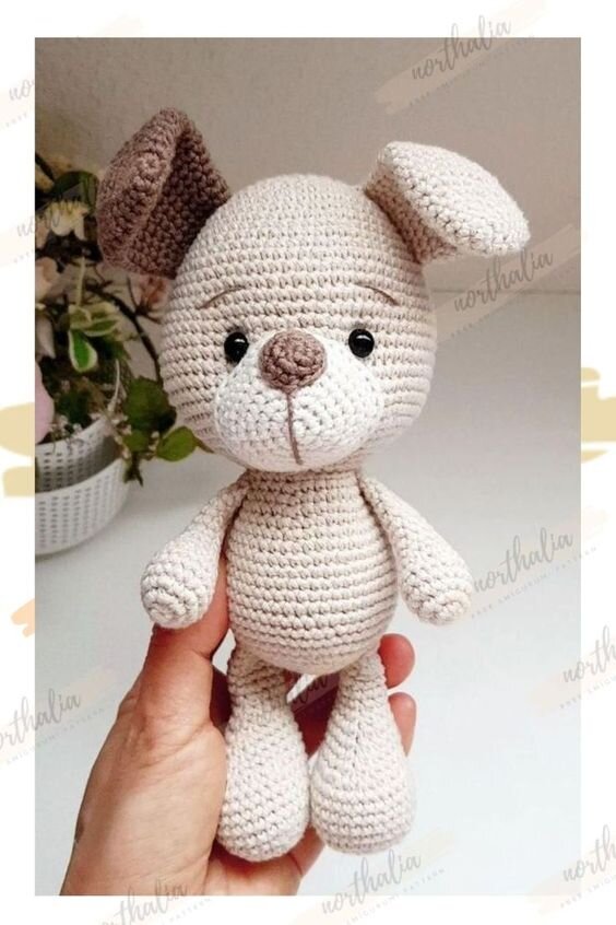 Toy Dog Amigurumi Free Pattern 6