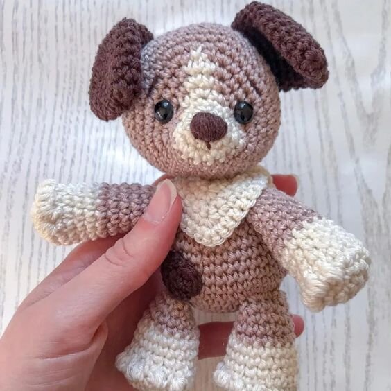 Toy Dog Amigurumi Free Pattern 7