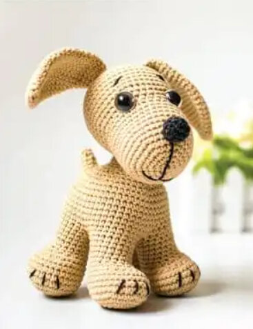 Toy Dog Amigurumi Free Pattern 3