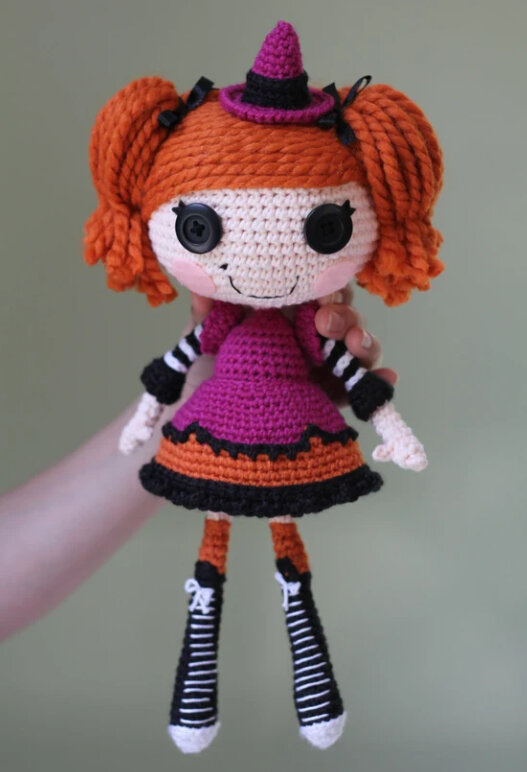 Toy Doll Amigurumi Free Pattern 4