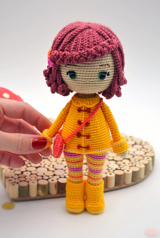 Toy Doll Amigurumi Free Pattern 5