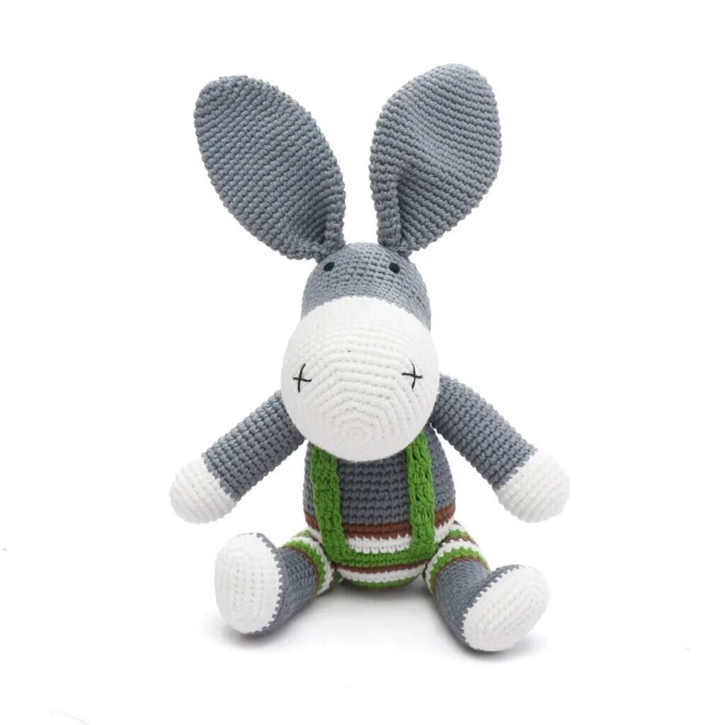 Toy Donkey Amigurumi Free Pattern 3