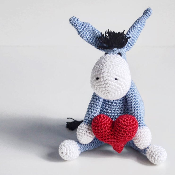 Toy Donkey Amigurumi Free Pattern 6