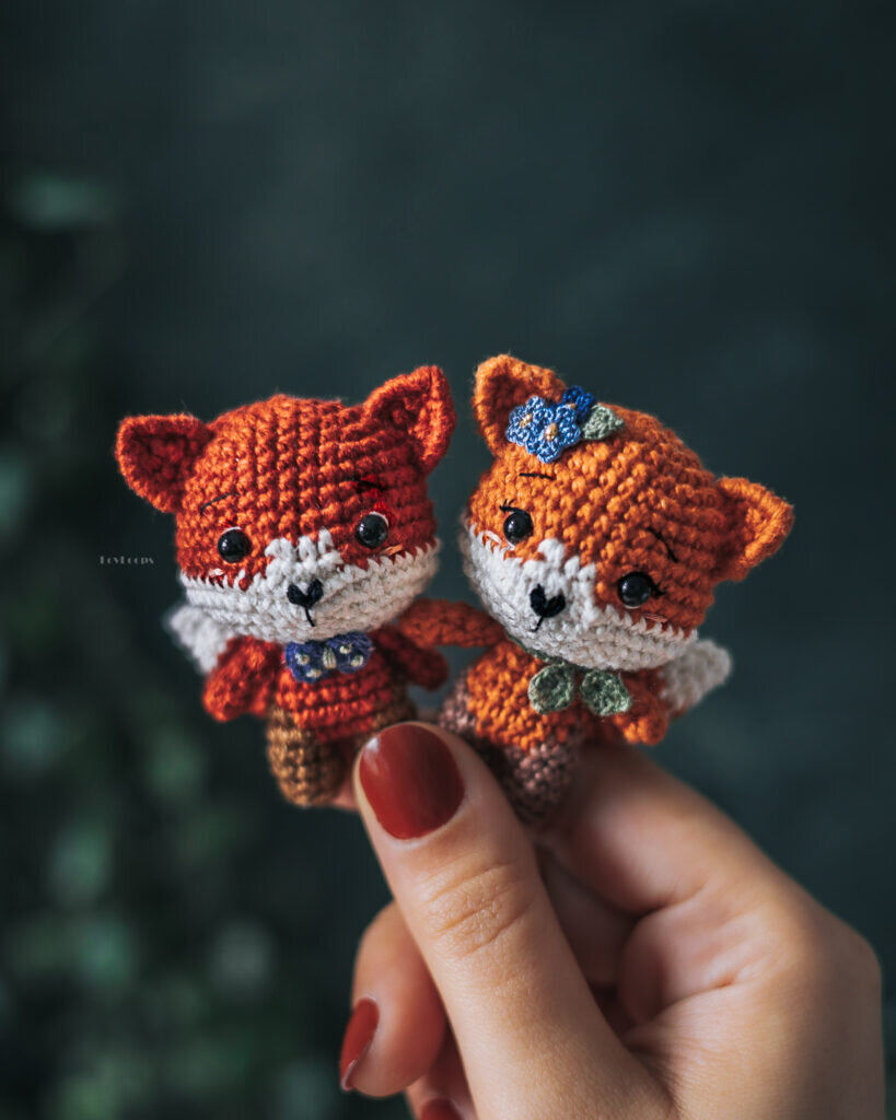 Toy Fox Amigurumi Free Pattern 3