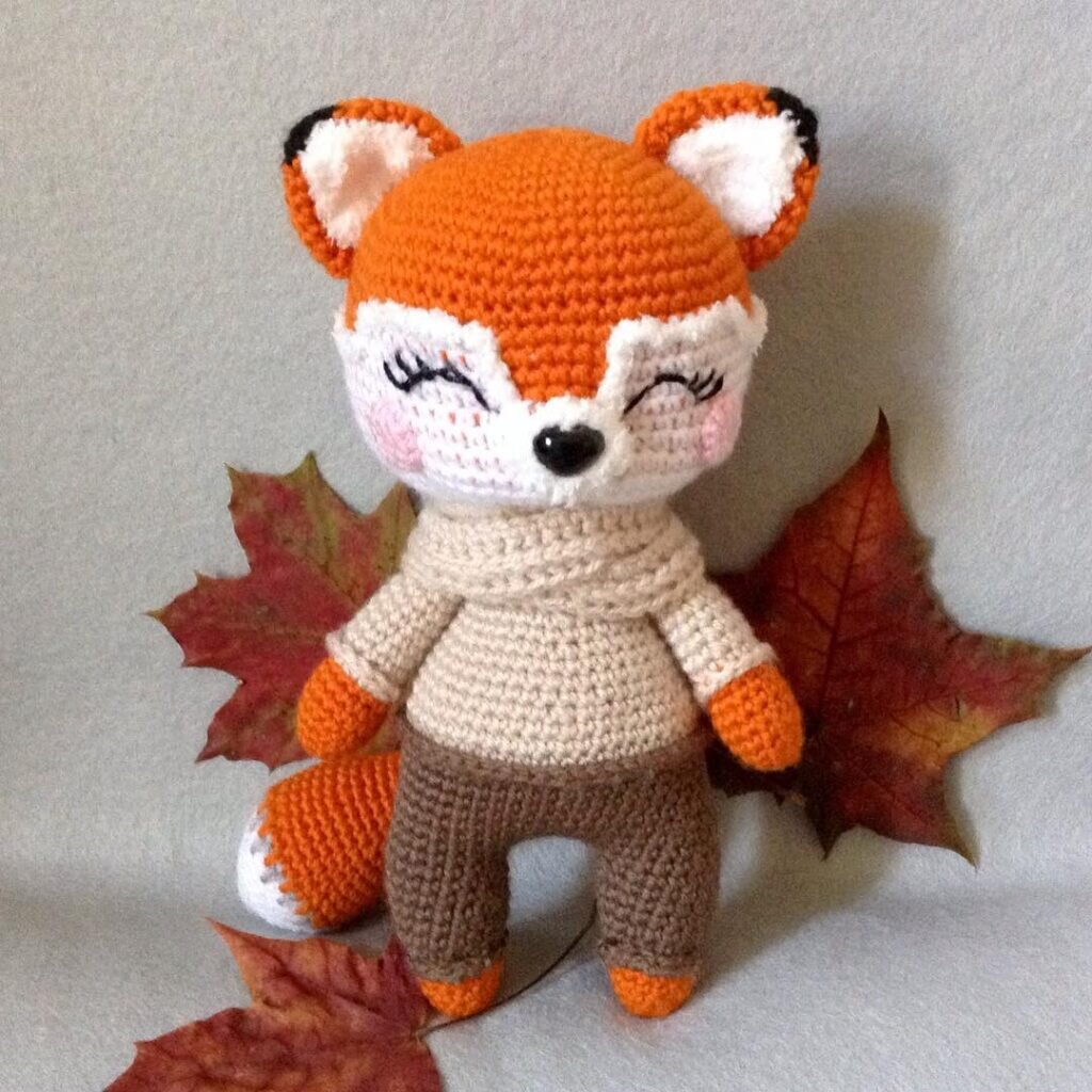 Toy Fox Amigurumi Free Pattern 5