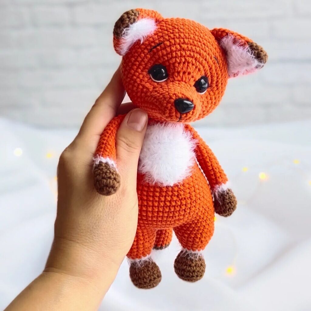 Toy Fox Amigurumi Free Pattern 6