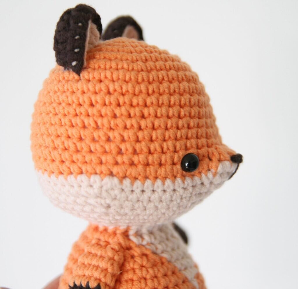 Toy Fox Amigurumi Free Pattern 7