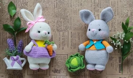 Toy Gardener Rabbit Free Pattern 7