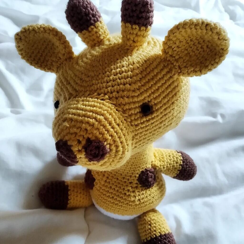 Toy Giraffe Amigurumi Free Pattern 6