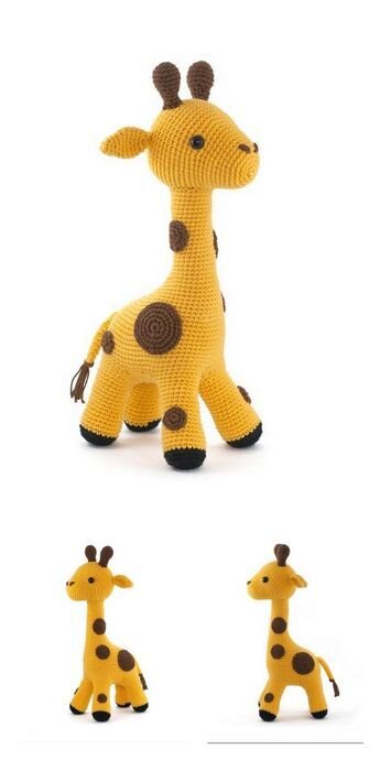 Toy Giraffe Amigurumi Free Pattern 2