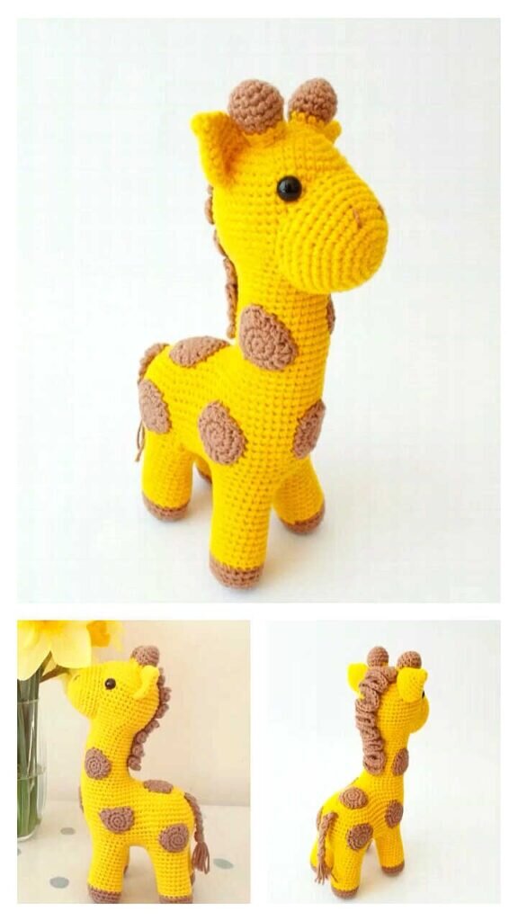 Toy Giraffe Amigurumi Free Pattern 3