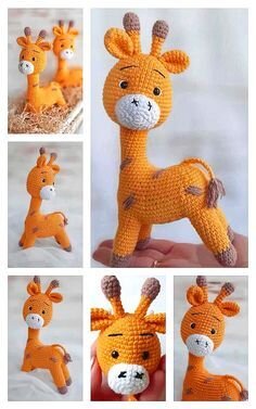 Toy Giraffe Amigurumi Free Pattern 4