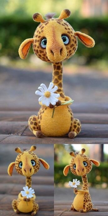 Toy Giraffe Amigurumi Free Pattern 6