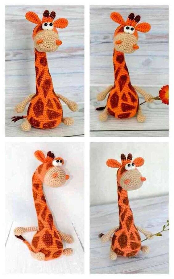 Toy Giraffe Amigurumi Free Pattern 9