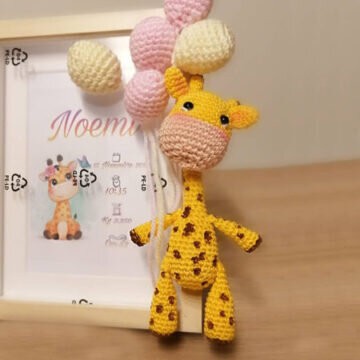 Toy Giraffe Amigurumi Free Pattern