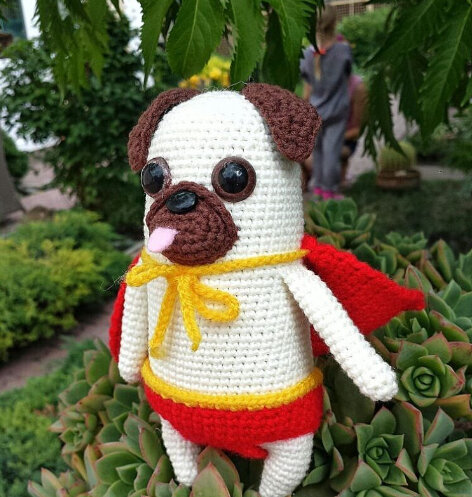 Toy Knitting Dog Free Pattern 1