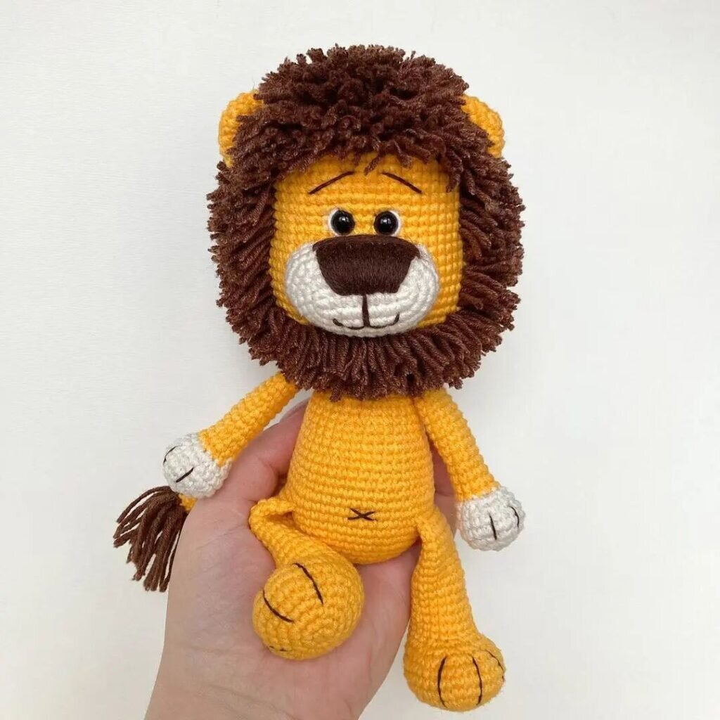 Toy Lion Amigurumi Free Crochet Pattern 1