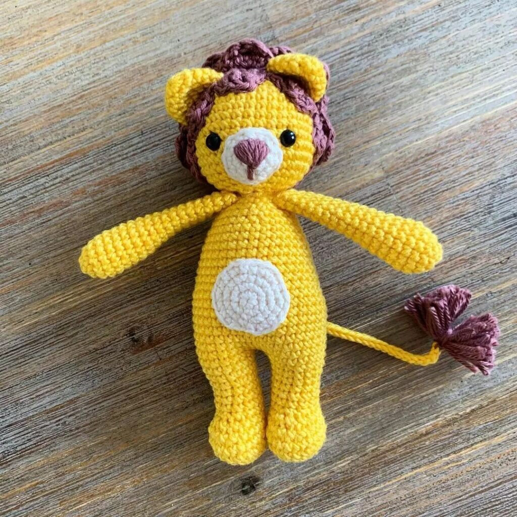 Toy Lion Amigurumi Free Crochet Pattern 3