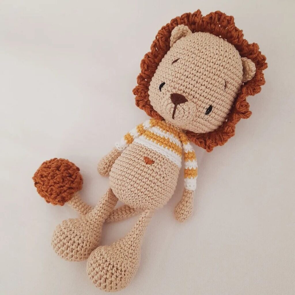 Toy Lion Amigurumi Free Crochet Pattern 4