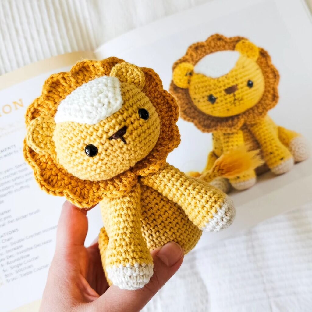 Toy Lion Amigurumi Free Crochet Pattern 6