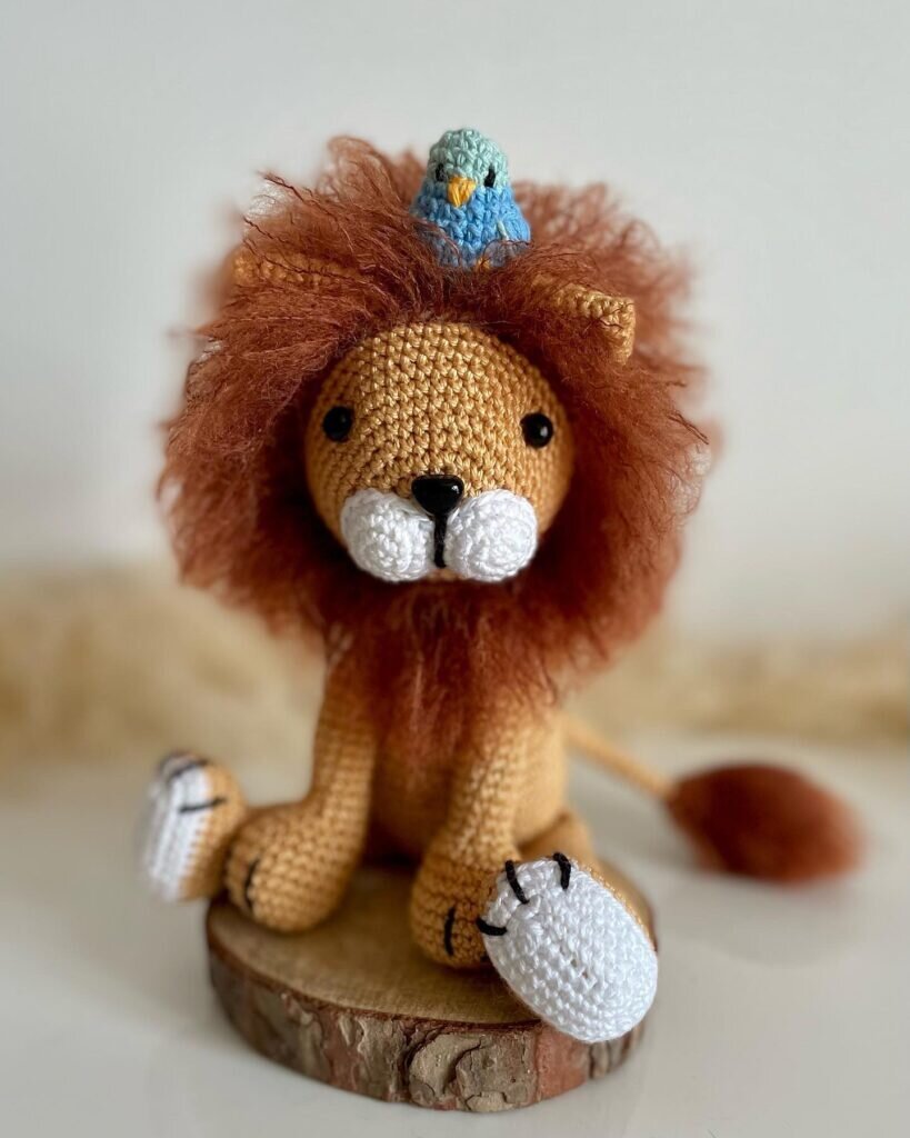 Toy Lion Amigurumi Free Crochet Pattern 7