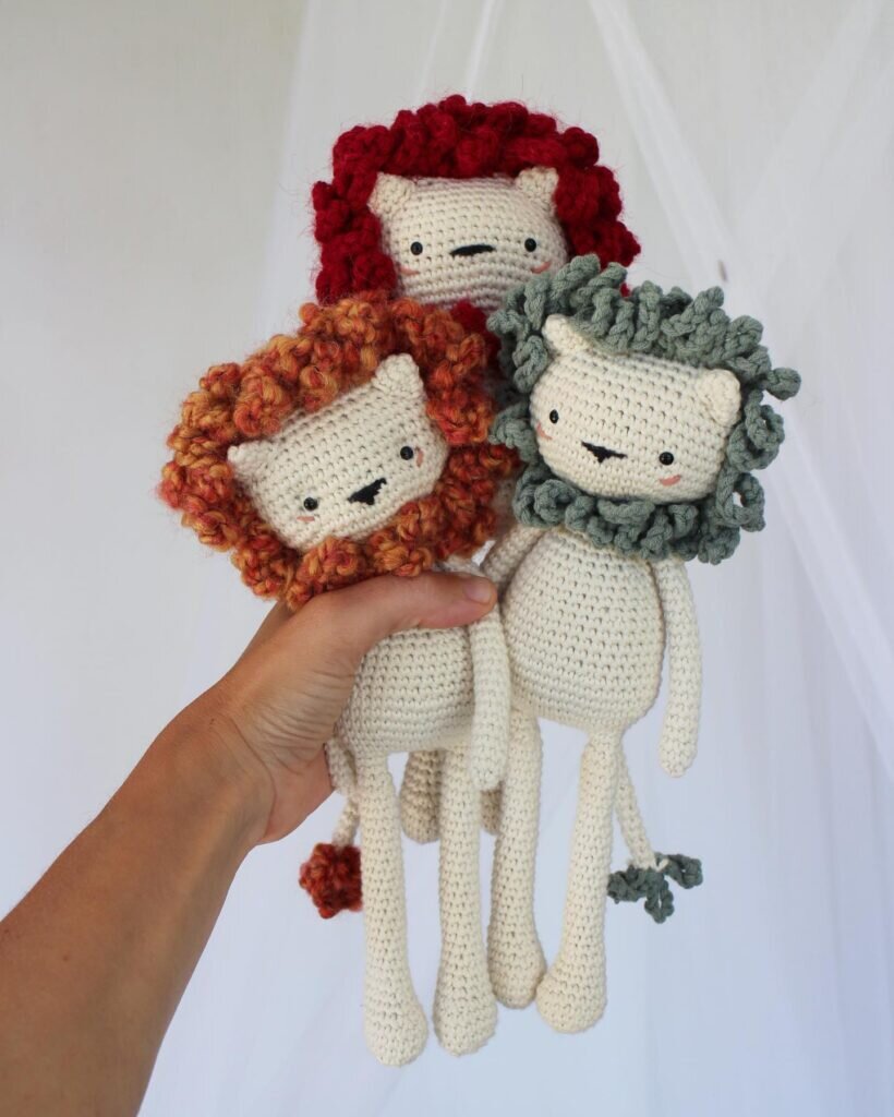 Toy Lion Amigurumi Free Crochet Pattern 8