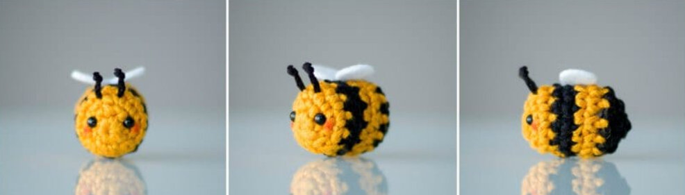 Toy Little Bee Amigurumi Free Pattern 4