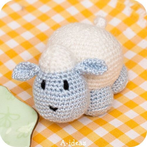 Toy Little Sheep Amigurumi Free Pattern 11