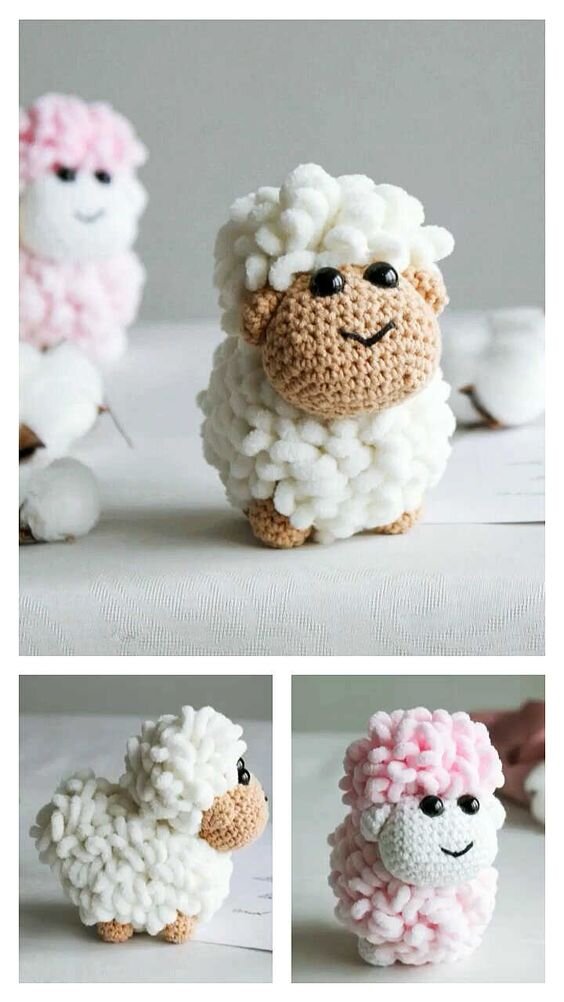 Toy Little Sheep Amigurumi Free Pattern 5