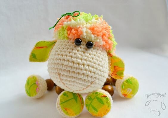 Toy Little Sheep Amigurumi Free Pattern 6